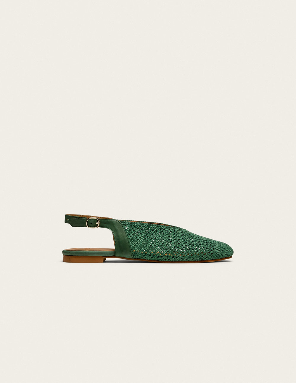 Ballerines Mahana - Tressé vert