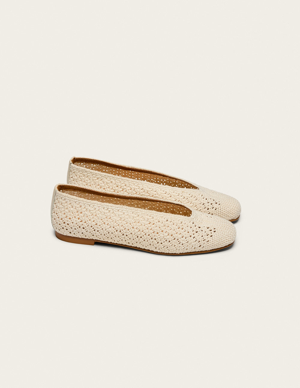 Ballerines Mahi - Tressé écru