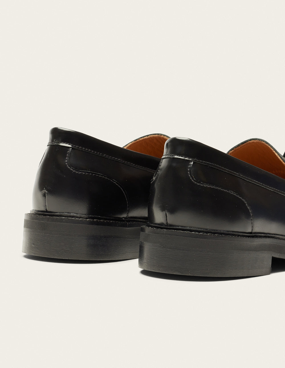 Marjorie loafers - Cuir box noir
