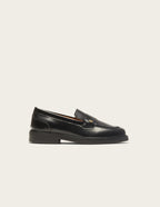 Marjorie loafers - Cuir box noir