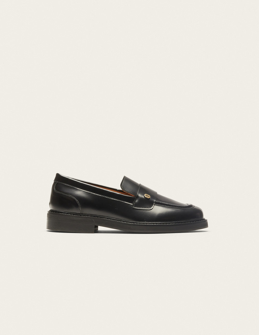 Marjorie loafers - Cuir box noir