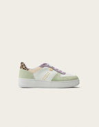 Baskets basses Maxence F - Vert blanc lilac