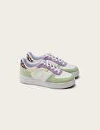 Baskets basses Maxence F - Vert blanc lilac