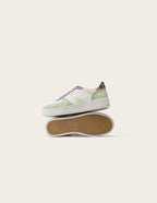 Baskets basses Maxence F - Vert blanc lilac