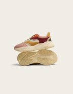 Baskets basses Nathanaelle - Blush beige écru