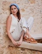 Derbies Romane Ajourée - Suede ambre