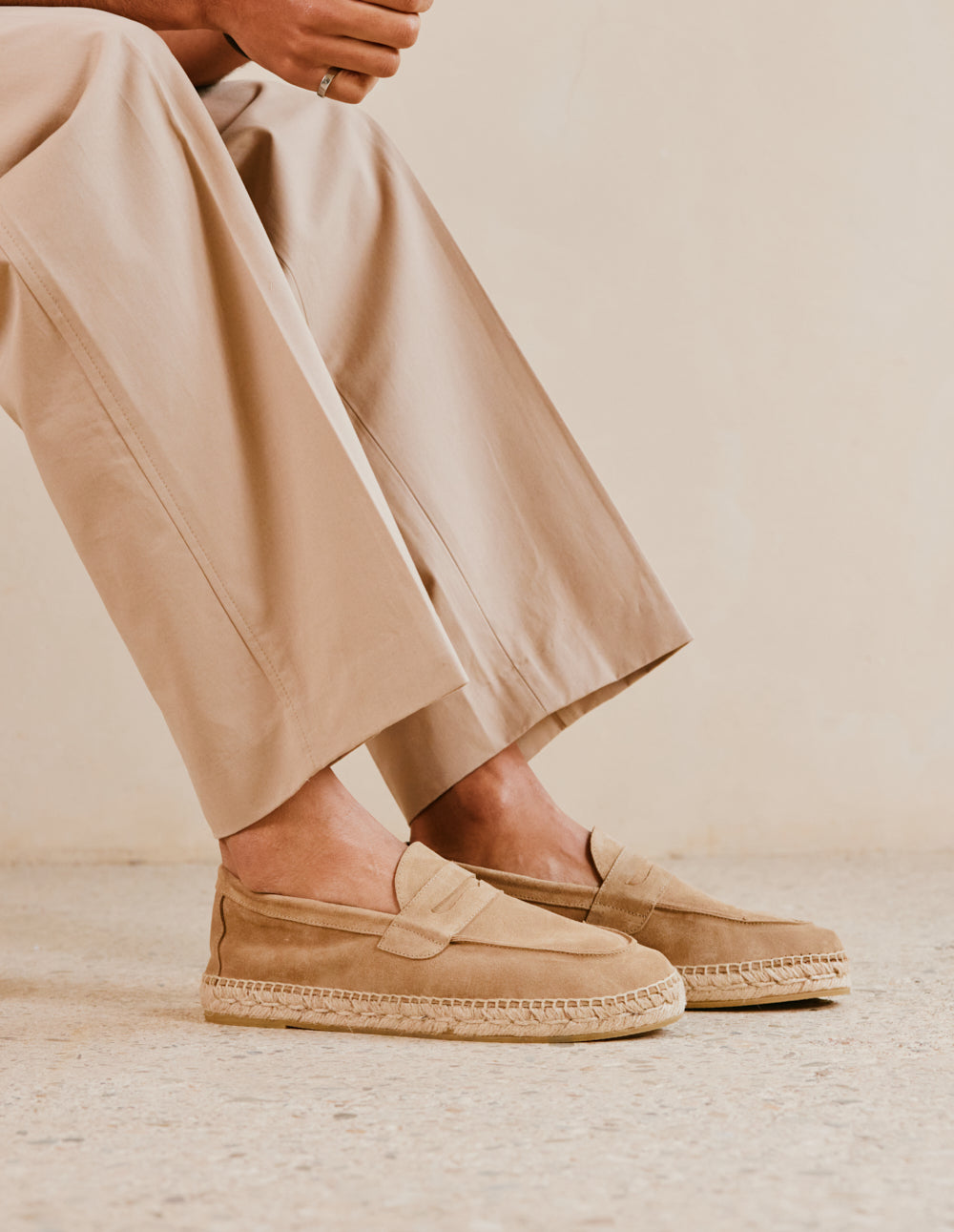 Espadrilles Roméo - Taupe suede
