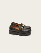 Rosie Moccasins - Cuir noir