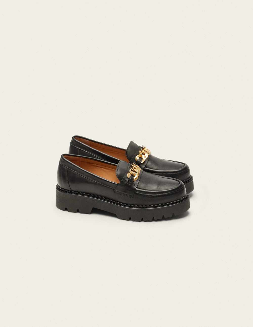 Rosie Moccasins - Cuir noir
