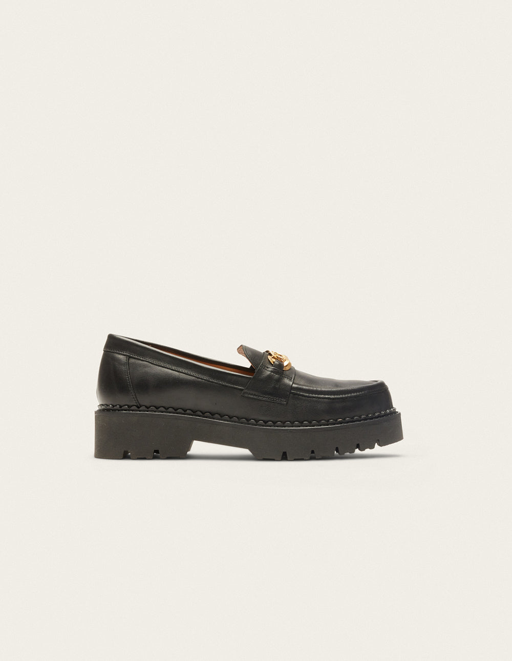 Rosie Moccasins - Cuir noir