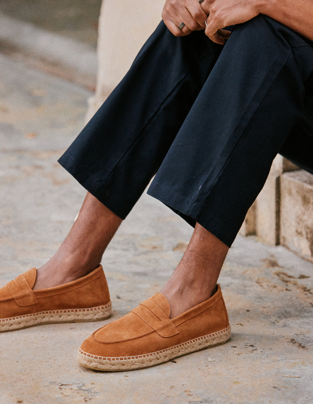Espadrilles Roméo - Brown suede
