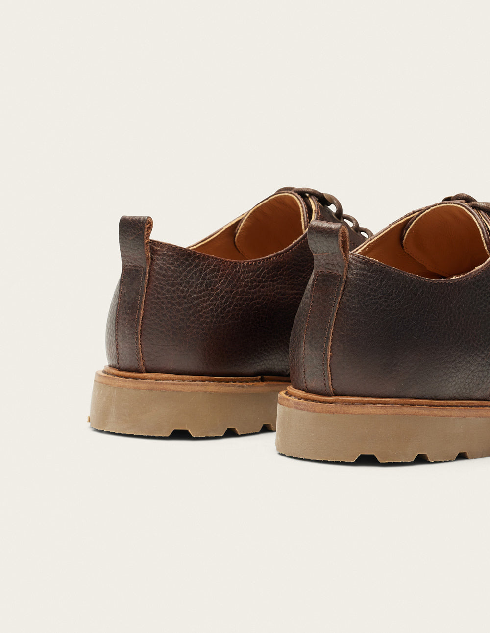 Derbies Simon - Brown grain pull-up