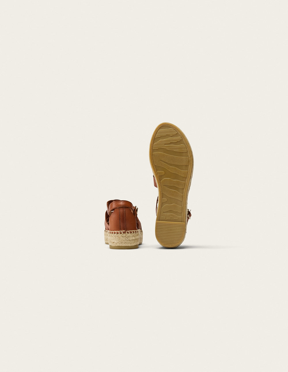 Thai Espadrilles - Brown Cuir