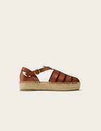 Thai Espadrilles - Brown Cuir