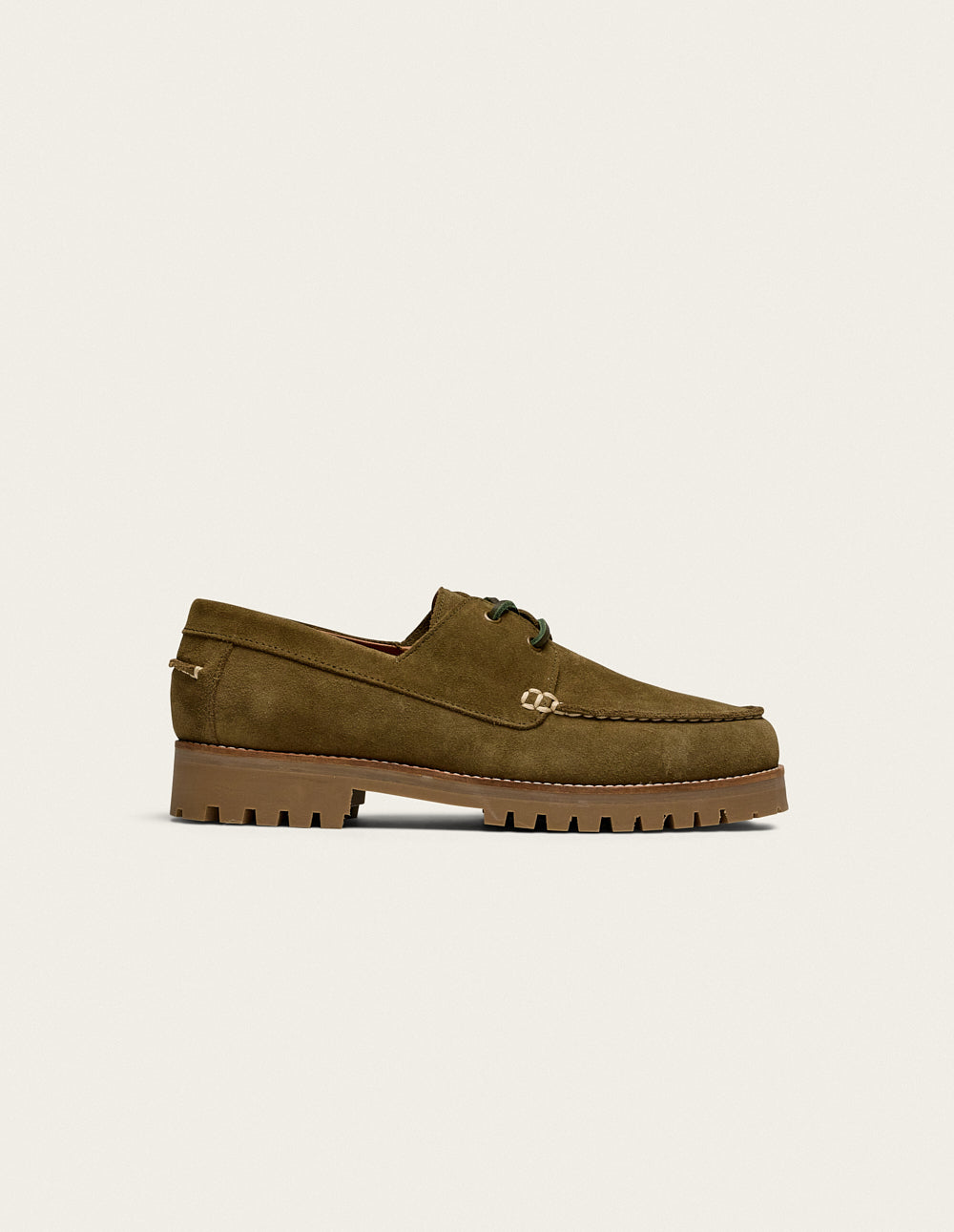 Chaussures Bateau Tom - Suede kaki