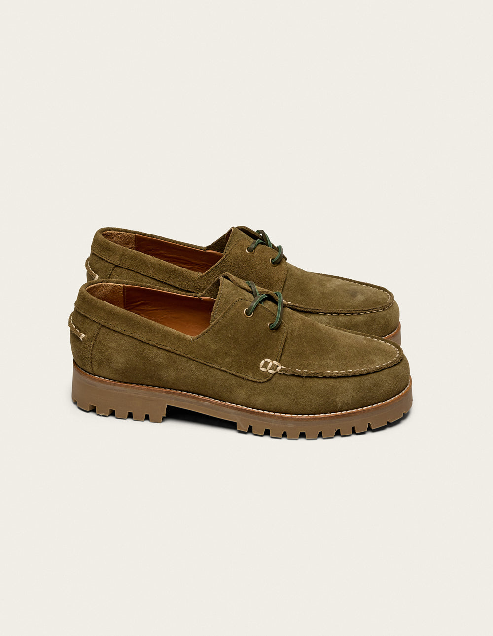 Chaussures Bateau Tom - Suede kaki