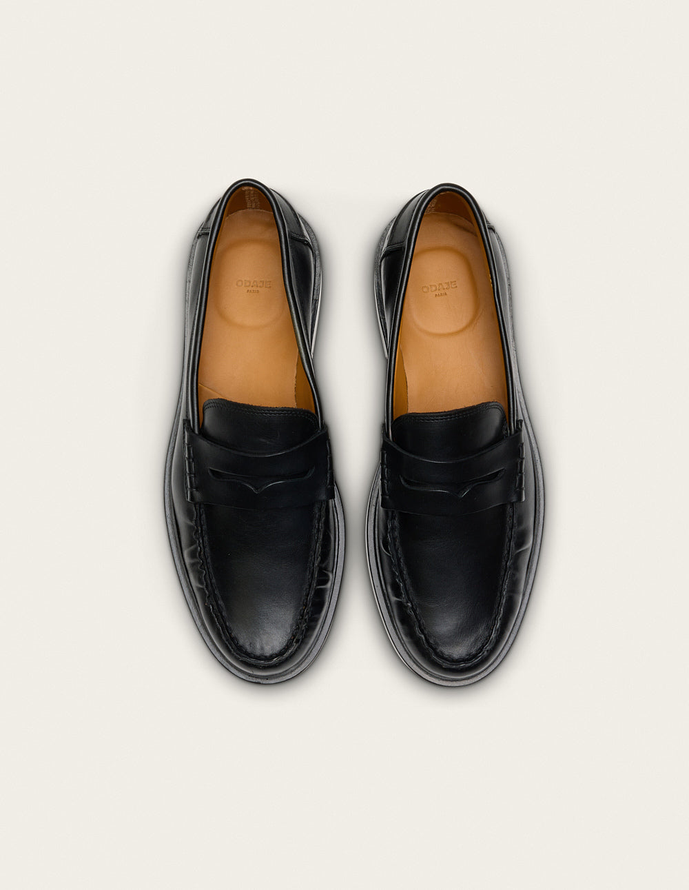 Virgile Moccasins - Cuir noir