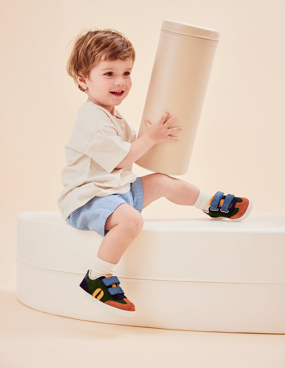 Baskets Children Lilo - Brique vert marine