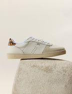 Baskets basses Marie - Gris clair blanc pony
