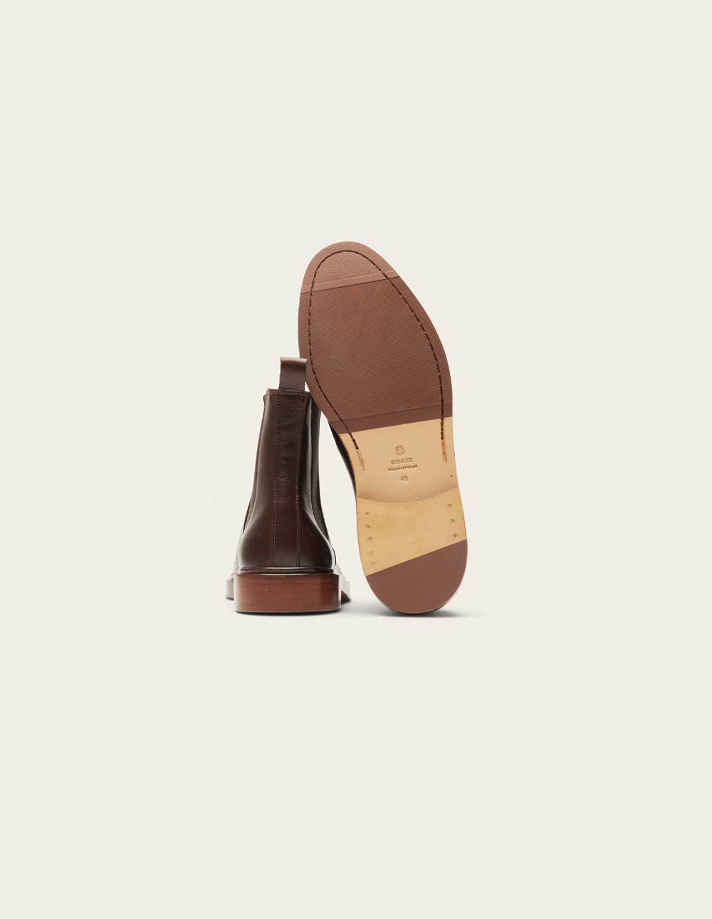 Nicolas ankle boots - brown leather