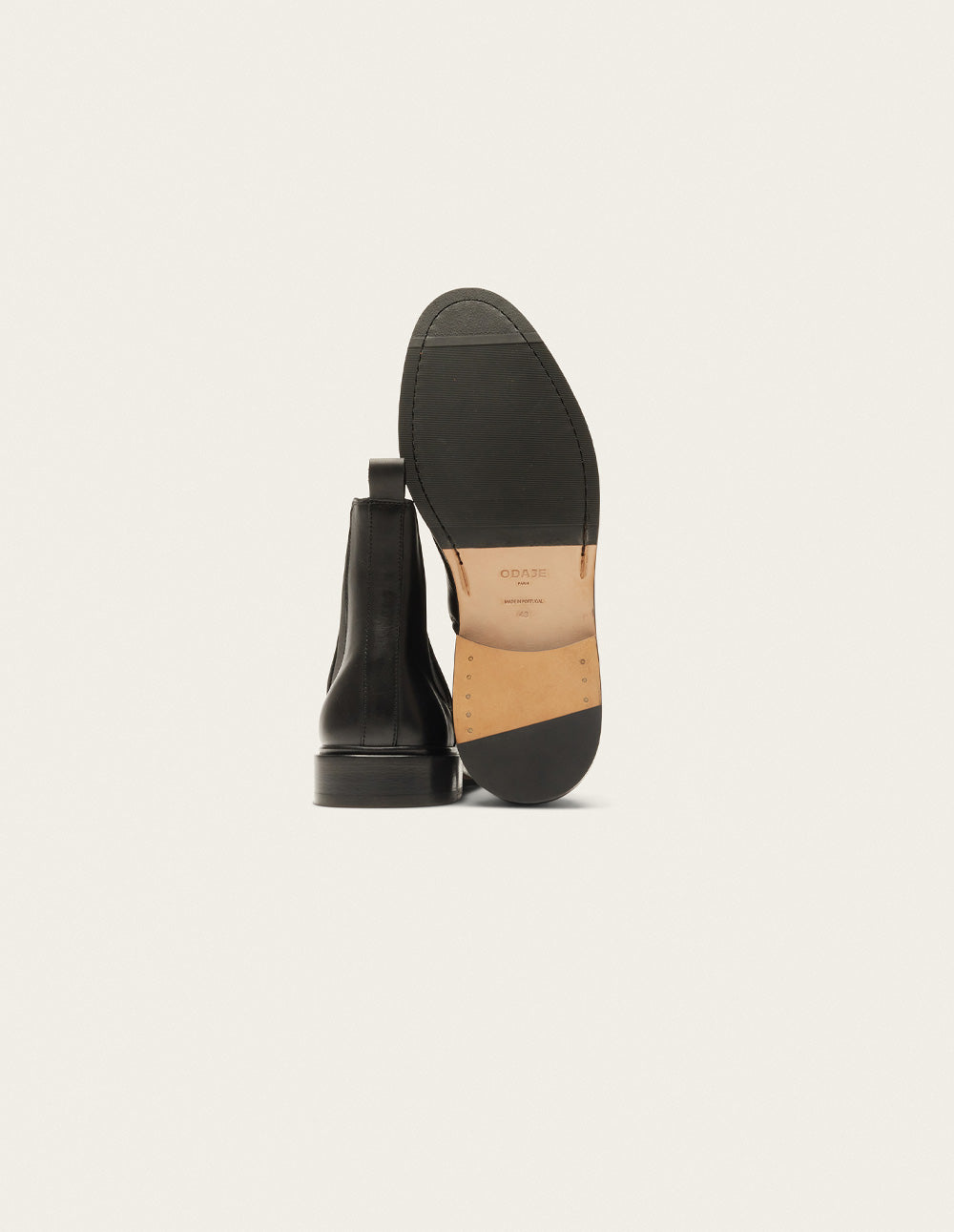 Bottines Nicolas - Cuir noir