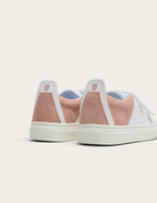 Baskets Kids René Junior - Blanc rose