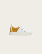 Baskets Kids René Junior - Blanc moutarde