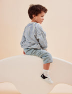 Baskets Kids René Junior - White marine