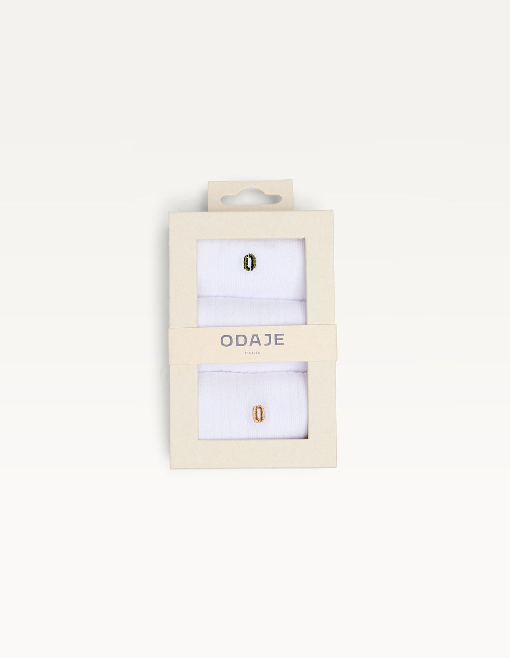 Pack of 3 Chaussettes - Froufrou vert gris camel