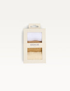 Pack of 3 Chaussettes - Ajourée blanc beige camel