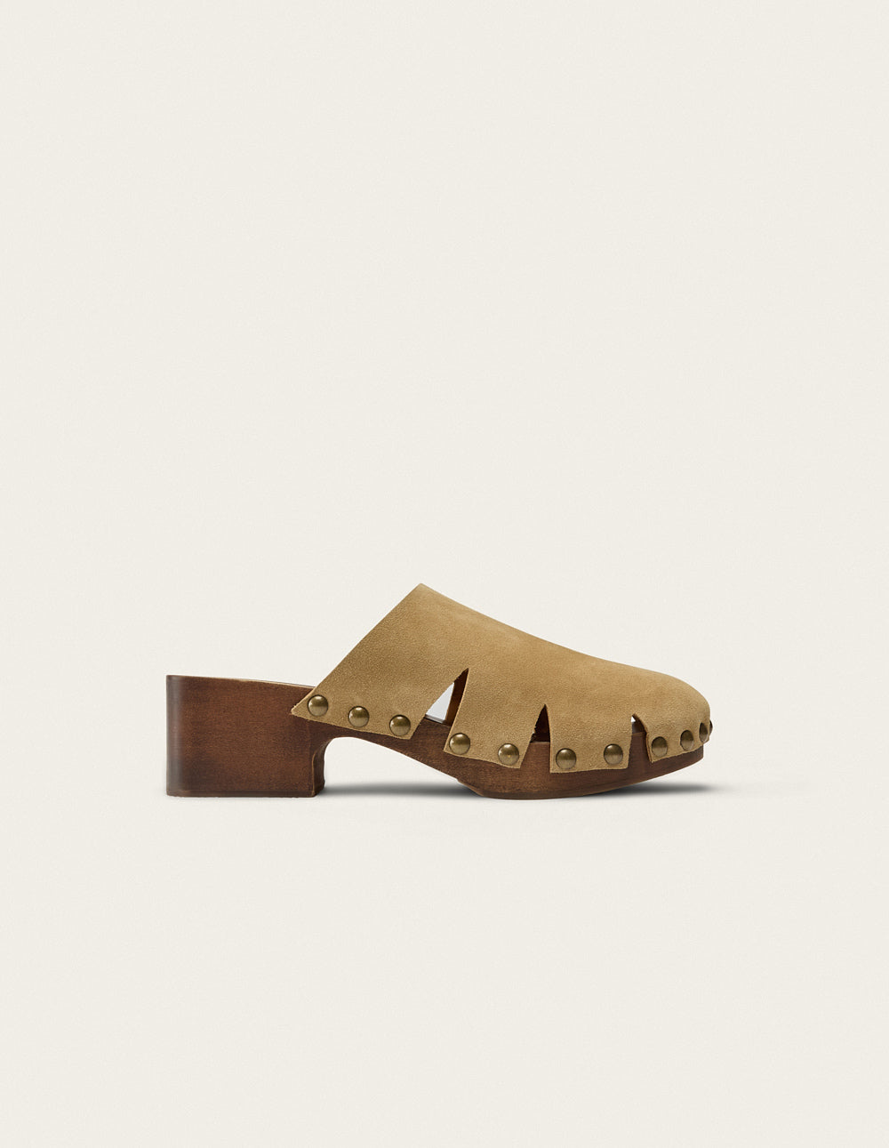 Yura Mules - Suede taupe