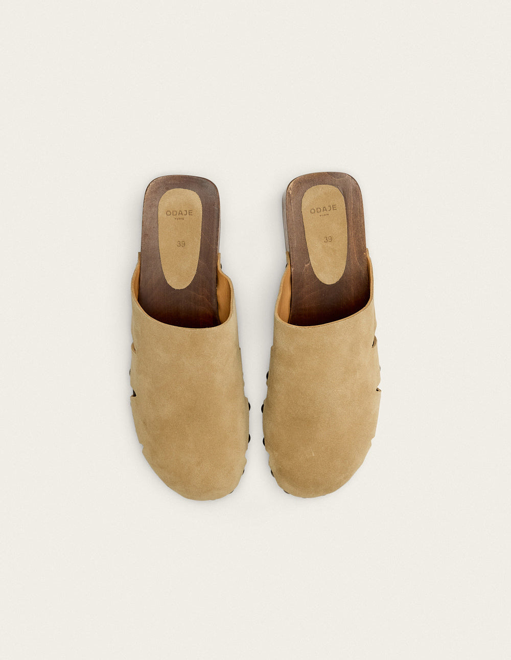 Yura Mules - Suede taupe