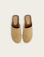 Yura Mules - Suede taupe