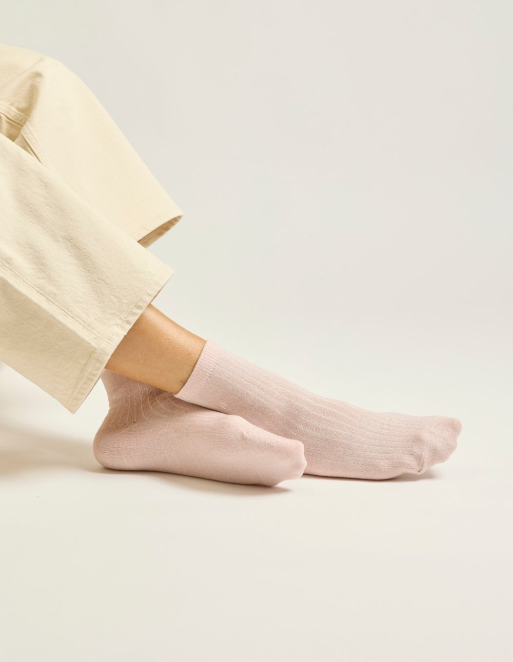 Gift set of 7 chaussettes - Chaussettes Côtelé paillettes