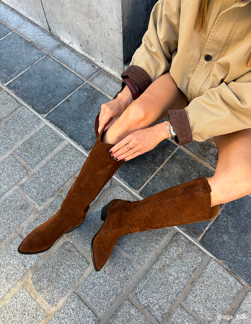 Bottes Tara - Suede marron