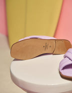 Mules plates Théa - Lilac look