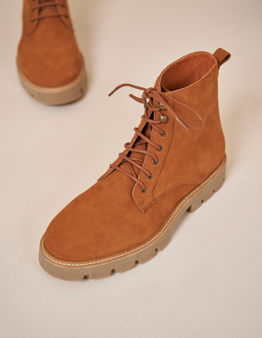 Théodore Bottines - Nubuck ambre