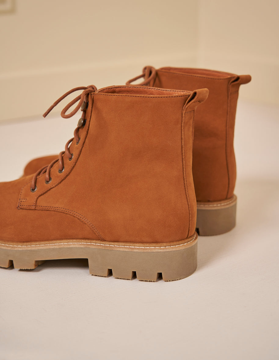 Théodore Bottines - Nubuck ambre