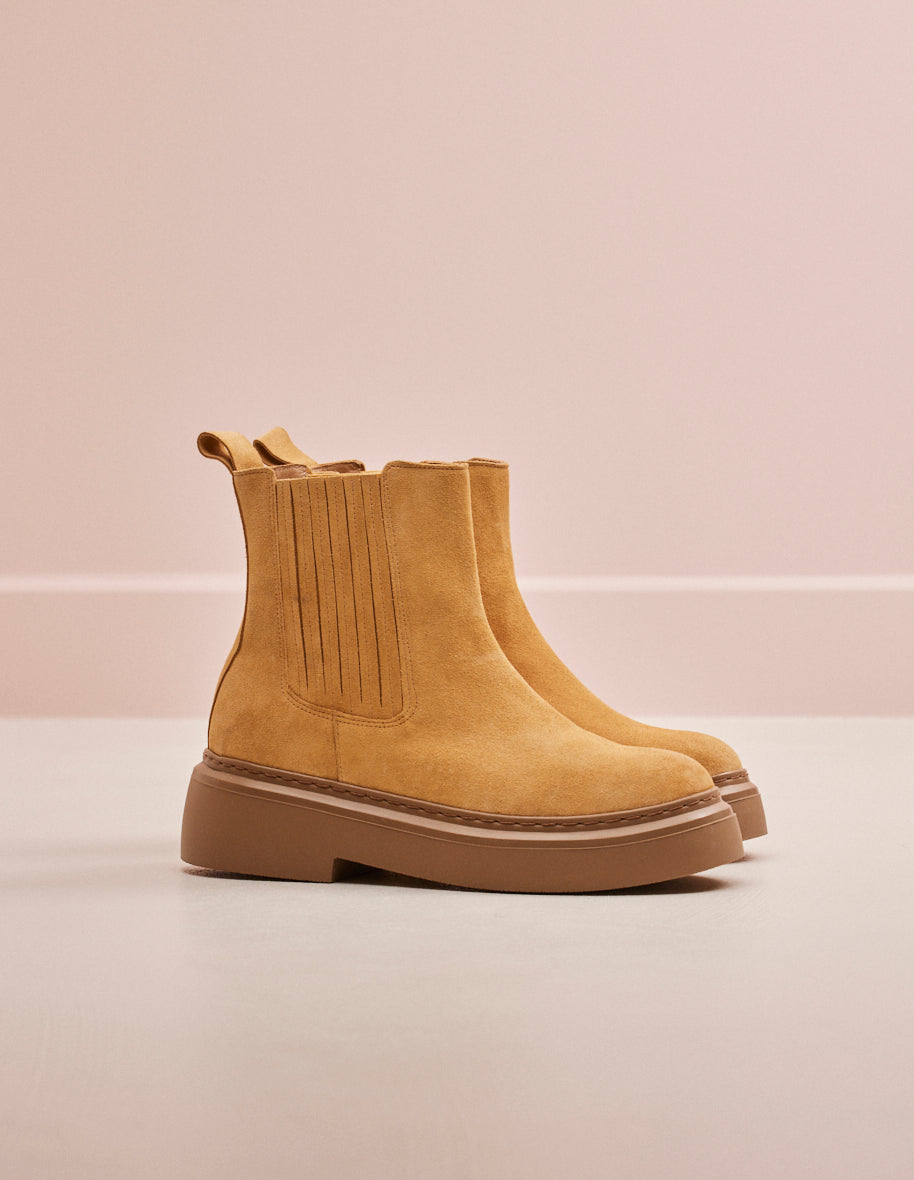 Tiphanie ankle boots - sable suede