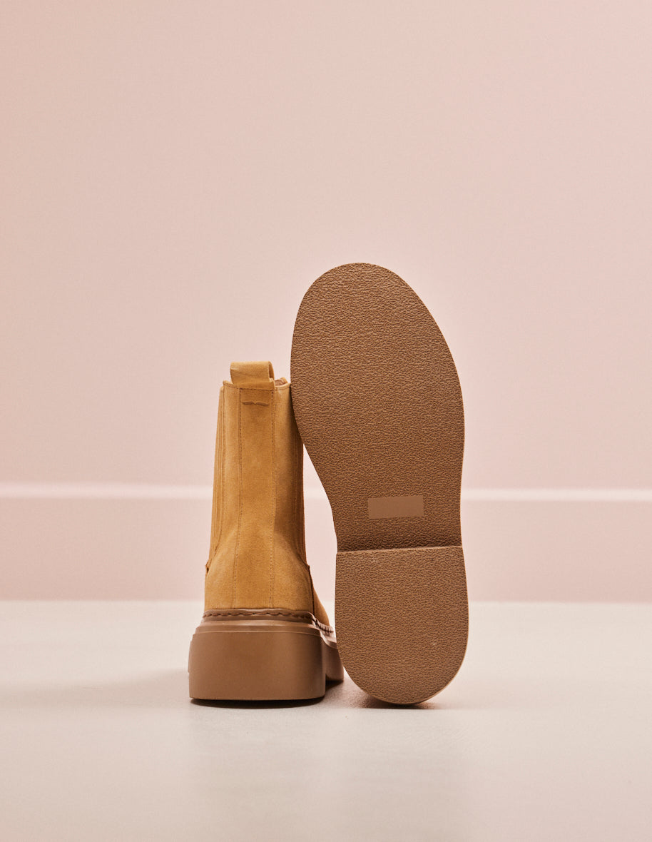 Tiphanie ankle boots - sable suede