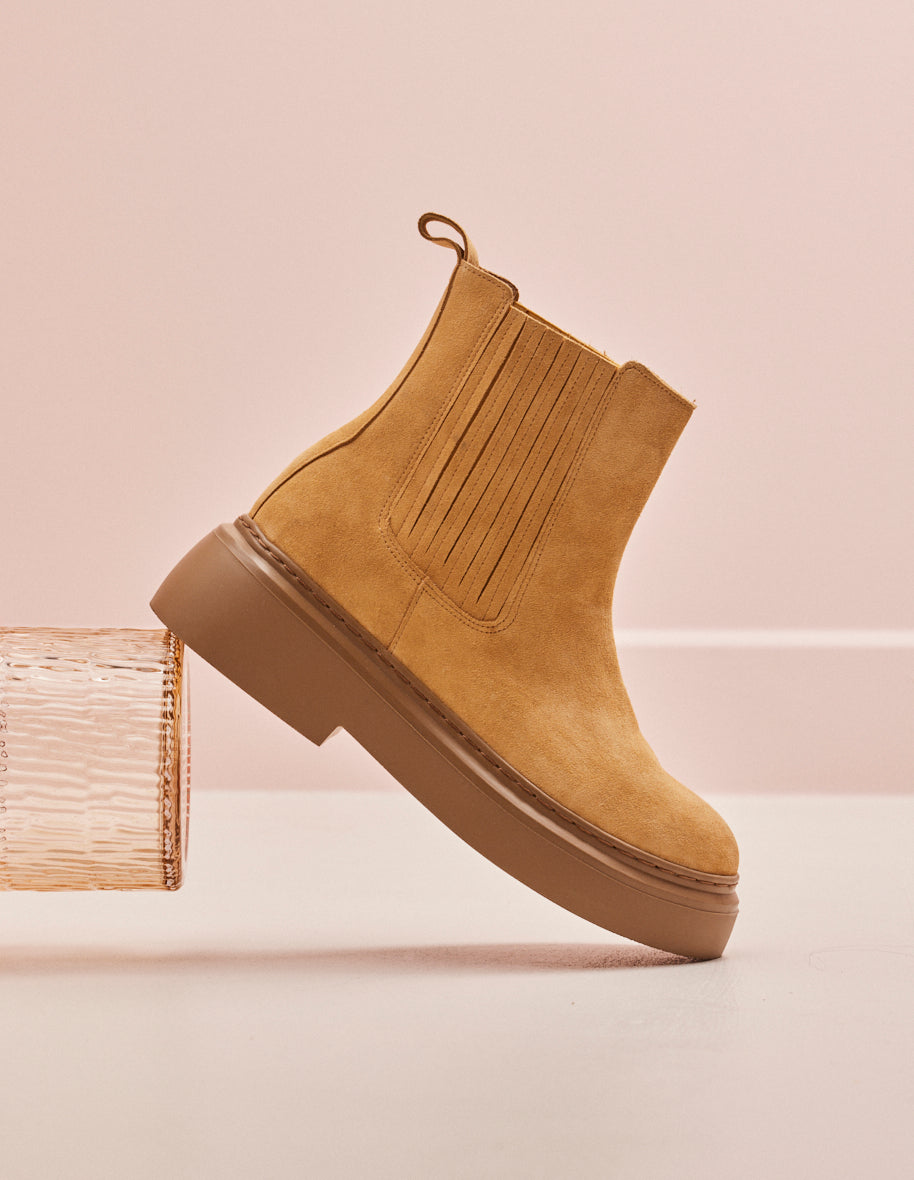 Tiphanie ankle boots - sable suede