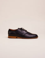 Derbies Alphonse - Cuir noir et mouchété