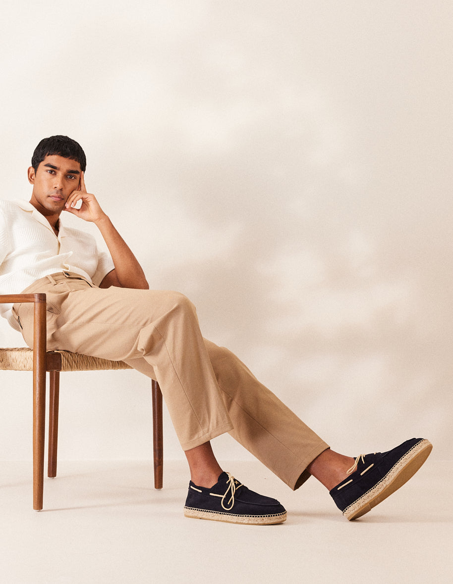 Matteo Espadrilles - Marine Suede