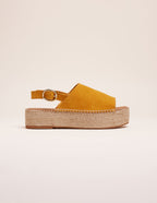 Maya Espadrilles - Suede Moutarde