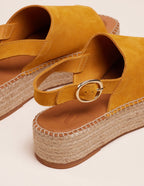 Maya Espadrilles - Suede Moutarde