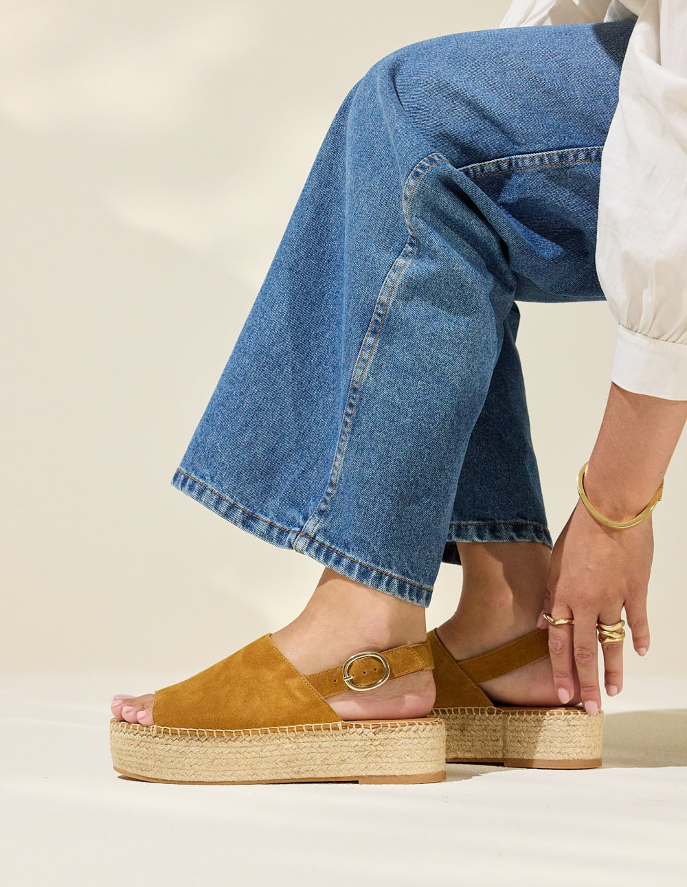 Maya Espadrilles - Amber Suede