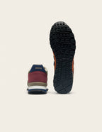 Baskets basses Adrien - Kaki écru gris