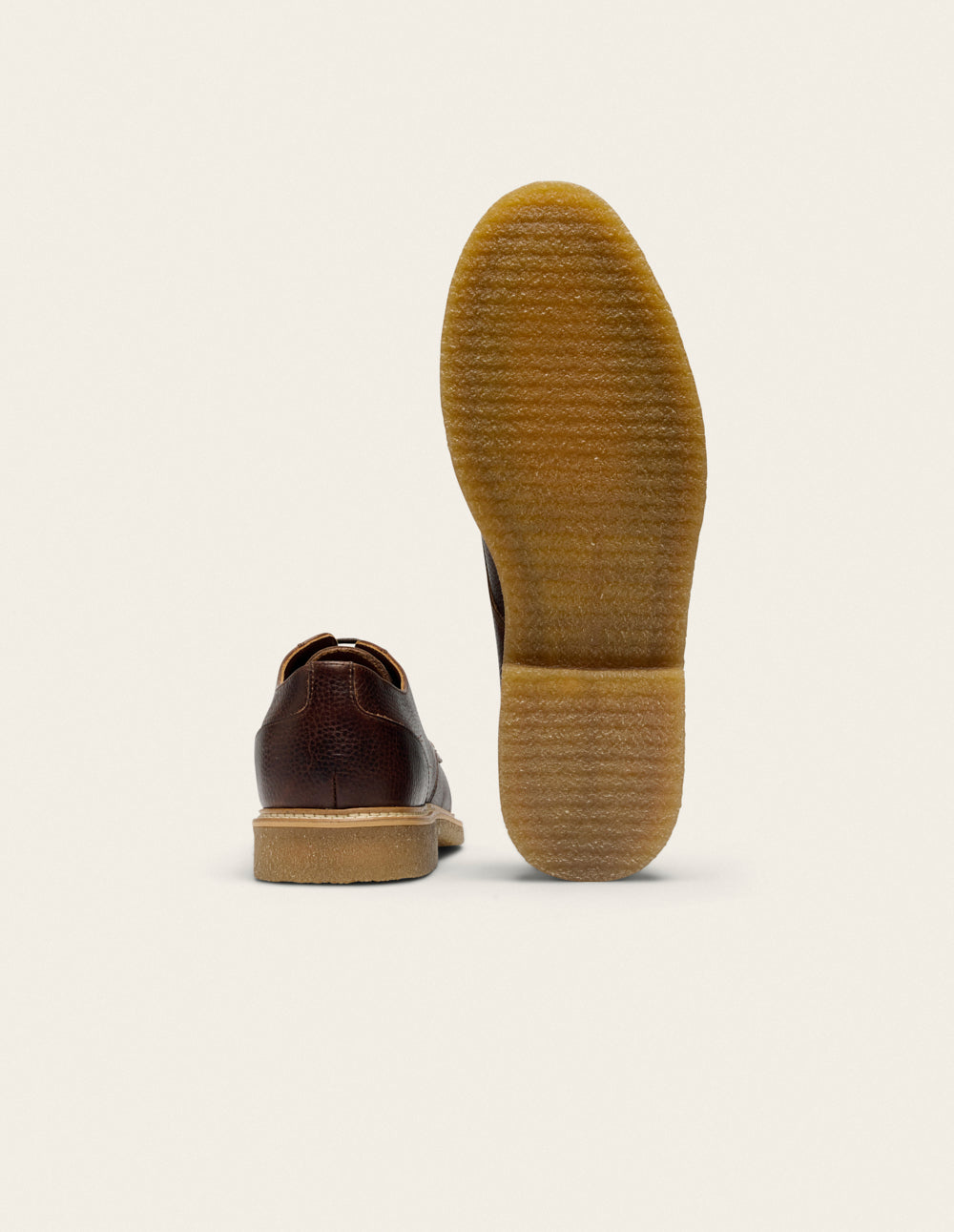 Derbies Alwin - Brown grain pull-up care