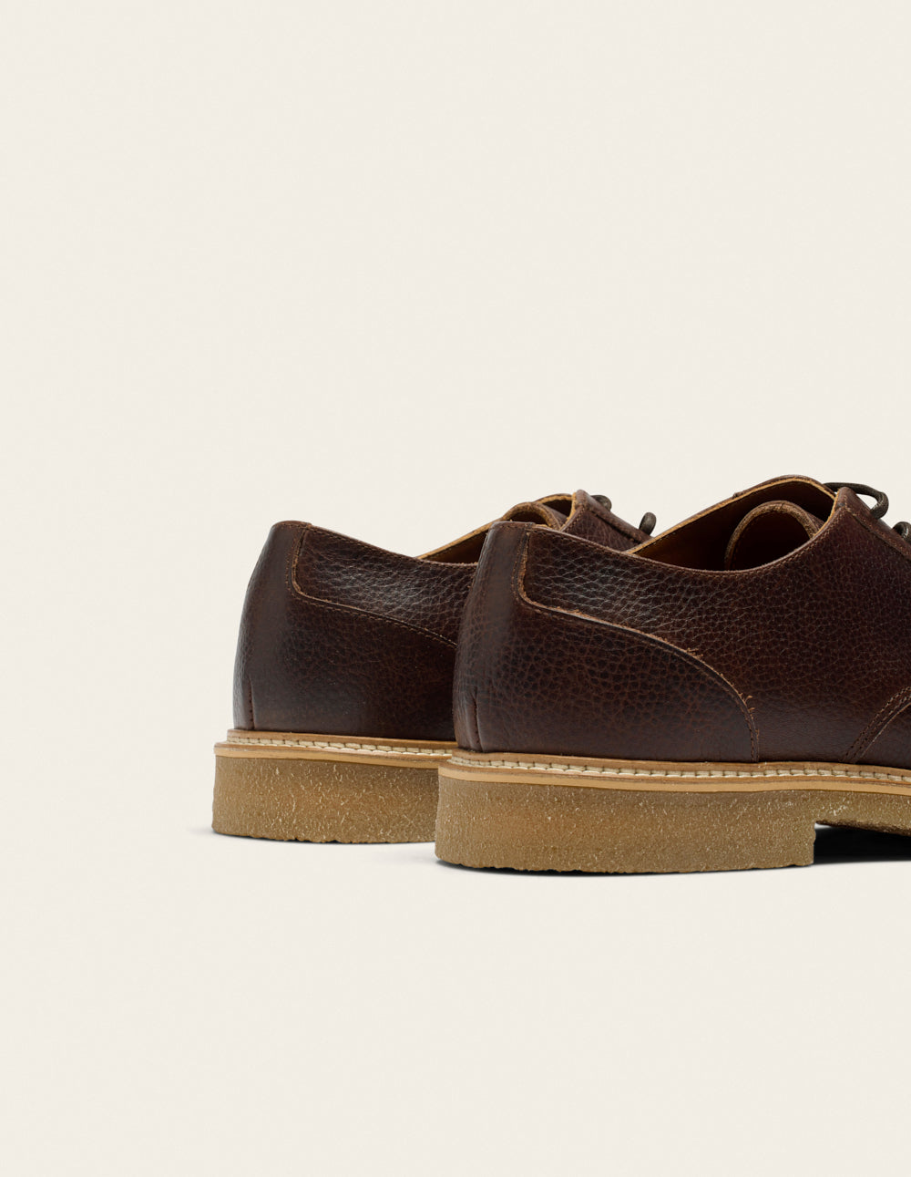 Derbies Alwin - Brown grain pull-up care