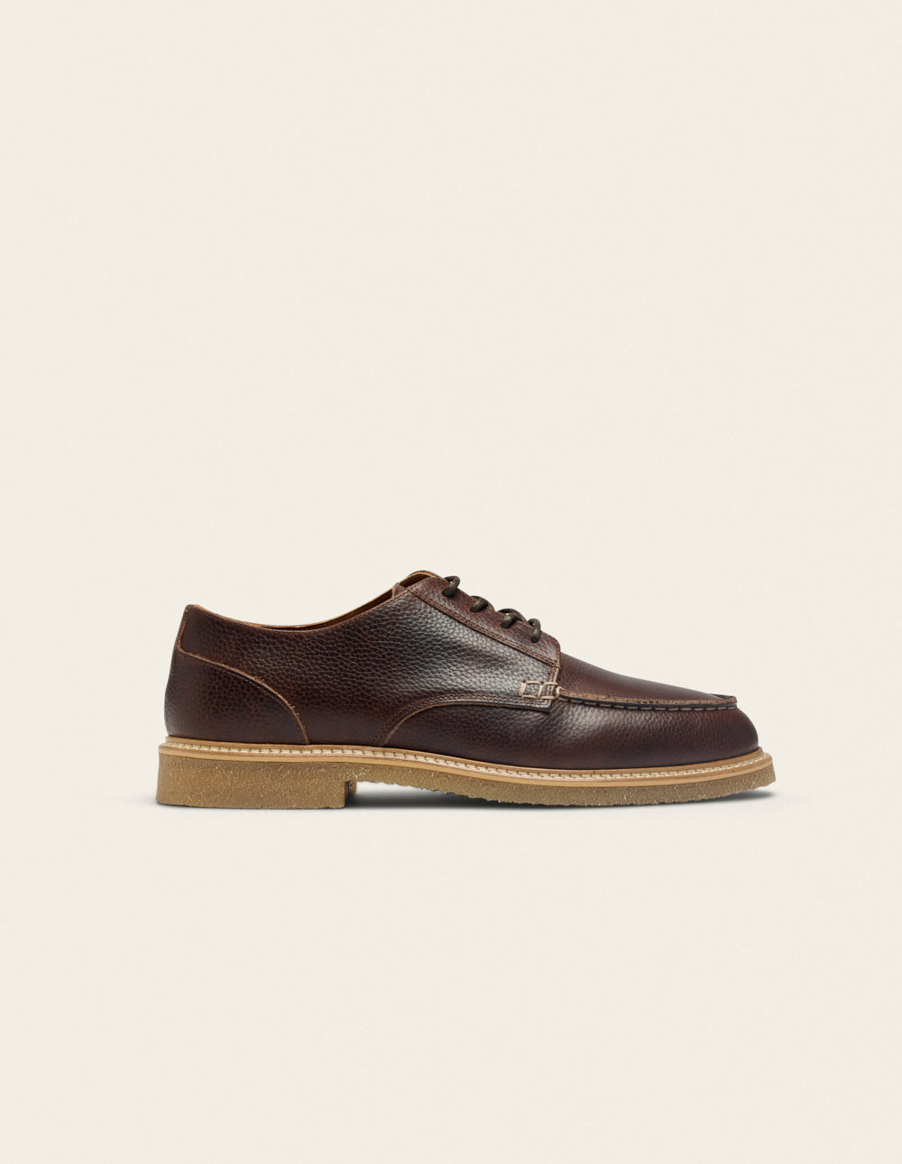 Derbies Alwin - Brown grain pull-up care